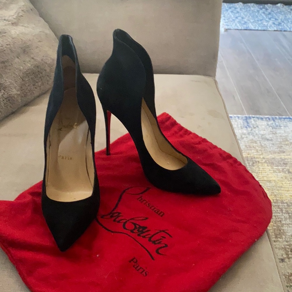 Black Christian Louboutin shoes